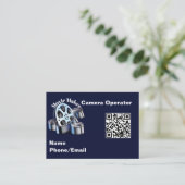 Visitekaartje Movie Maker (Staand voorkant)