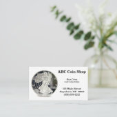 Visitekaartje munten (Staand voorkant)