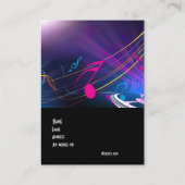 Visitekaartje Music DJ Dance Party (Achterkant)