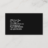 Visitekaartje Music Drummer (Achterkant)