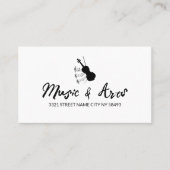 Visitekaartje Music Studio Instructor (Voorkant)