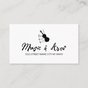 Visitekaartje Music Studio Instructor