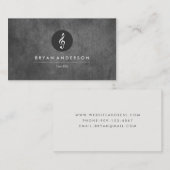  Visitekaartje muziek (Voorkant / Achterkant)