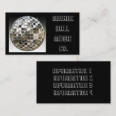 Visitekaartje Muziek spiegelen (Voorkant / Achterkant)