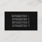 Visitekaartje Muziek spiegelen (Achterkant)