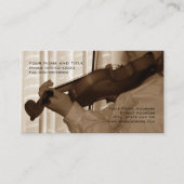 Visitekaartje Muziekleraar (Voorkant)