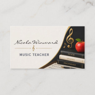 Visitekaartje Muziekleraar