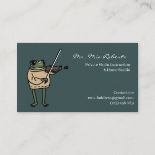 Visitekaartje Muziekleraar