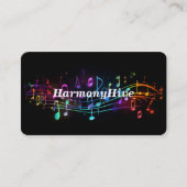 Visitekaartje Muzieklessen (Voorkant)