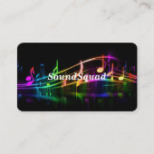 Visitekaartje Muzieklessen (Voorkant)