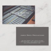 Visitekaartje Muziekproducent (Voorkant / Achterkant)