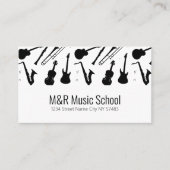 Visitekaartje Muziekschool (Voorkant)