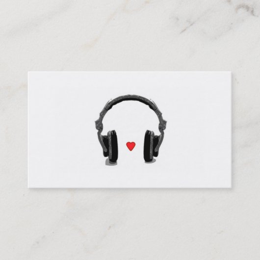 Visitekaartje Muziekwinkel (Voorkant)
