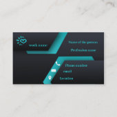 visitekaartje na effecten sjabloon (Achterkant)