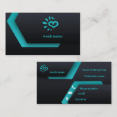 visitekaartje na effecten sjabloon (Voorkant / Achterkant)