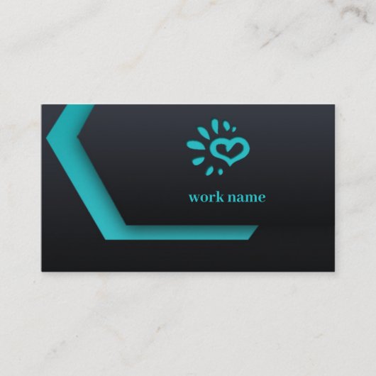 visitekaartje na effecten sjabloon (Voorkant)