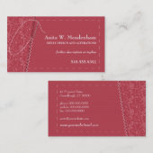 Visitekaartje naaigarens (Voorkant / Achterkant)