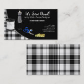 visitekaartje naaigarens (Voorkant / Achterkant)