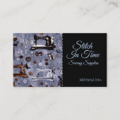 Visitekaartje  naaimachines (Voorkant)