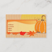 Visitekaartje najaarkleuren (Achterkant)