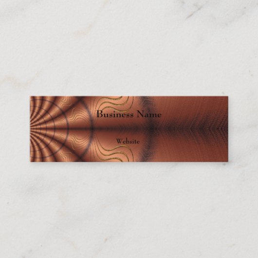 Visitekaartje namaakstof koper (Voorkant)