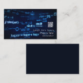 visitekaartje natuurkunde (Voorkant / Achterkant)