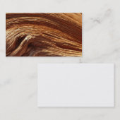  visitekaartje, natuurlijk houteffect visitekaartje (Voorkant / Achterkant)