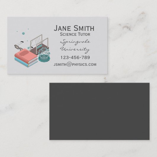 Visitekaartje natuurwetenschappen (Voorkant / Achterkant)