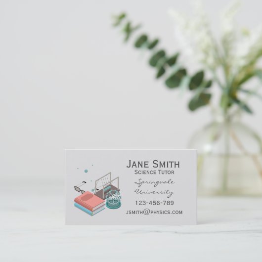 Visitekaartje natuurwetenschappen (Staand voorkant)