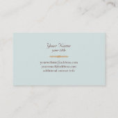 Visitekaartje Nautilus Shell (Achterkant)