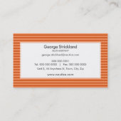 VISITEKAARTJE:: nautisch gestreept 15 Visitekaartje (Achterkant)