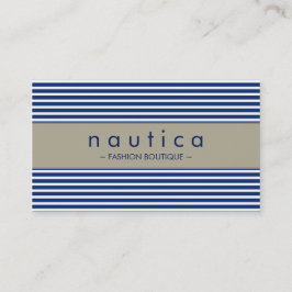 VISITEKAARTJE:: nautische gestreepte 25 Visitekaartje