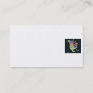 visitekaartje/Noord-Amerikaanse geologie Visitekaartje