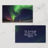 Visitekaartje Noordelijke Lichten (Voorkant / Achterkant)