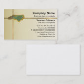 Visitekaartje North Carolina Map (Voorkant / Achterkant)