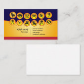 Visitekaartje of astroloog (Voorkant / Achterkant)