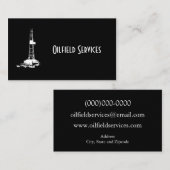 Visitekaartje olievelden (Voorkant / Achterkant)