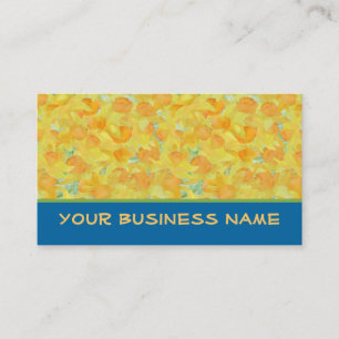 visitekaartje om aan te passen: Golden Daffodils