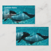 Visitekaartje onderwaterwalvis (Voorkant / Achterkant)