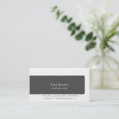 Visitekaartje | Ongeveer |blaas (Staand voorkant)