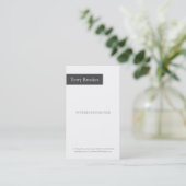 Visitekaartje | Ongeveer II |gr (Staand voorkant)