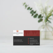 Visitekaartje online contactkaartje (Staand voorkant)