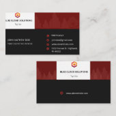 Visitekaartje online contactkaartje (Voorkant / Achterkant)