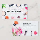 Visitekaartje: Online schoonheidsproduct Visitekaartje (Voorkant / Achterkant)