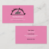 Visitekaartje onroerend goed (Voorkant / Achterkant)