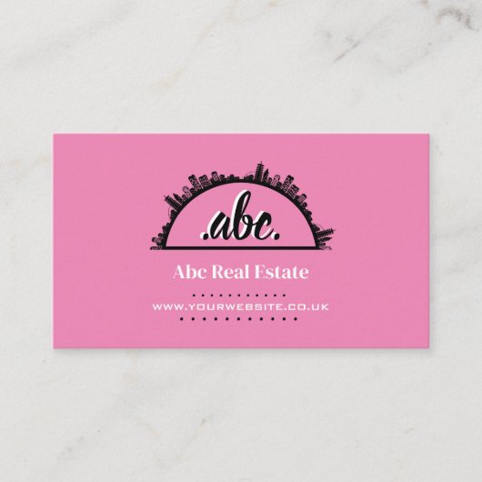 Visitekaartje onroerend goed (Voorkant)