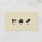 Visitekaartje onroerend goed (Voorkant)