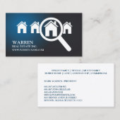 Visitekaartje onroerend goed (Voorkant / Achterkant)