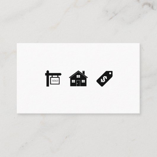 Visitekaartje onroerend goed (Voorkant)