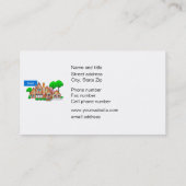 Visitekaartje onroerend goed (Achterkant)